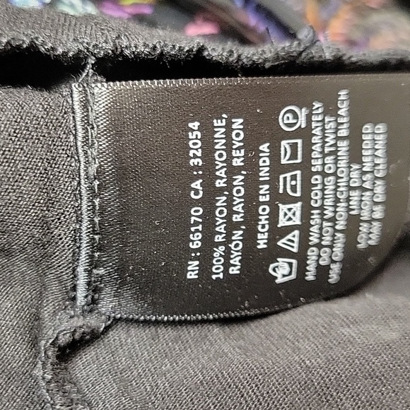 Maeve by Anthropologie women's sz 4 sheer black dress with black liner - Picture 5 of 5